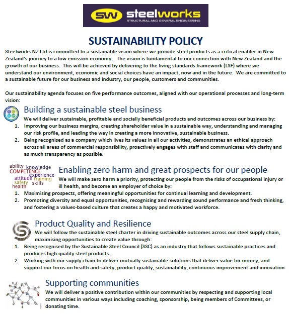 Sustainability Policy
