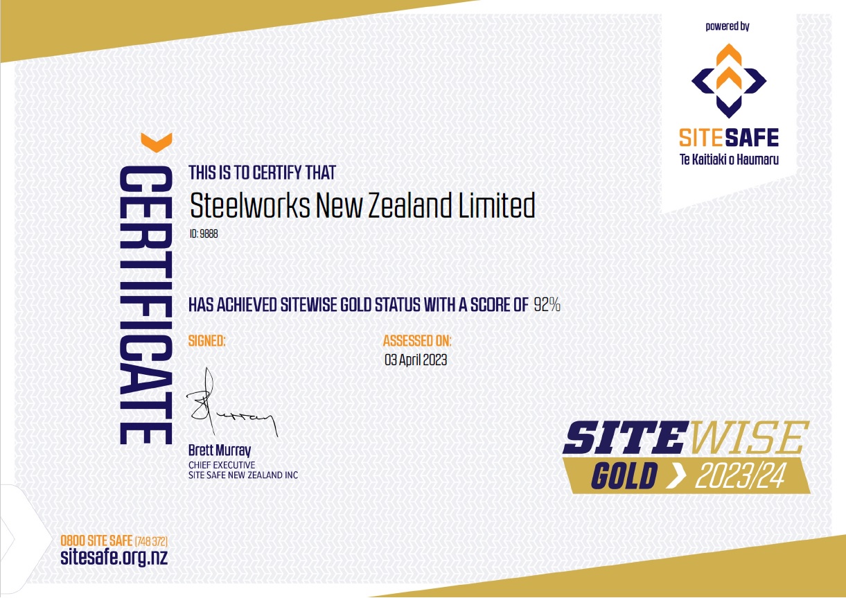SiteWise Gold cert 2023